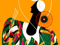 Vibrant Shapes and Simple Lines