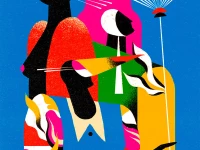 Vibrant Shapes and Simple Lines
