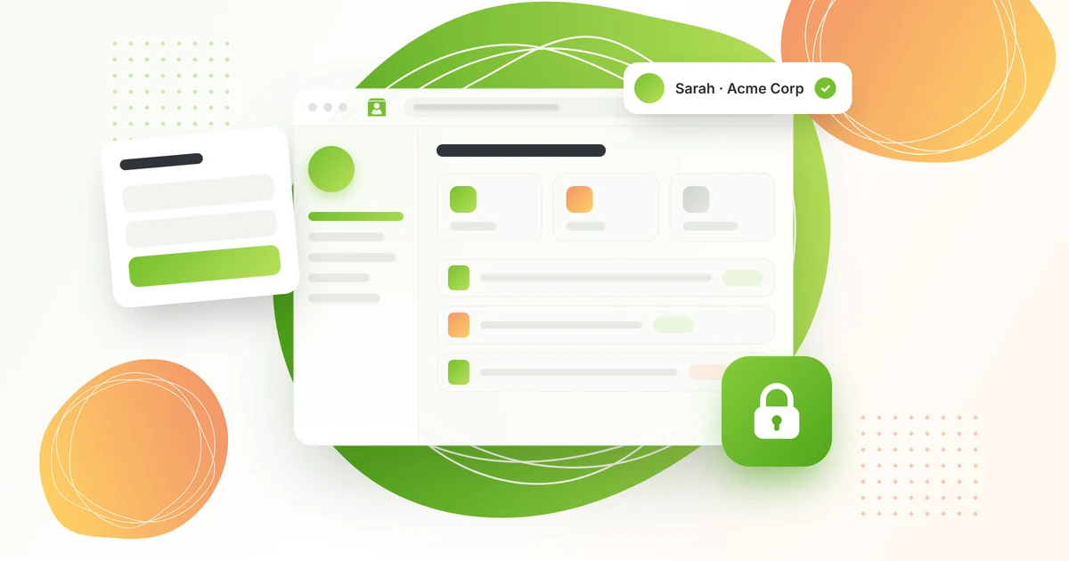 Private client portal in WordPress with a client dashboard, login form and personal documents protected by a lock